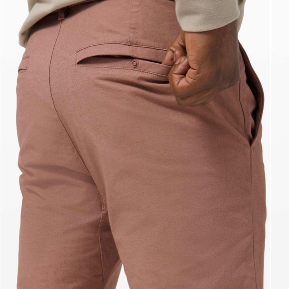 Lululemon Mens 32”x27” Slim Commission Pant - Earth Clay color - Picture 4 of 15